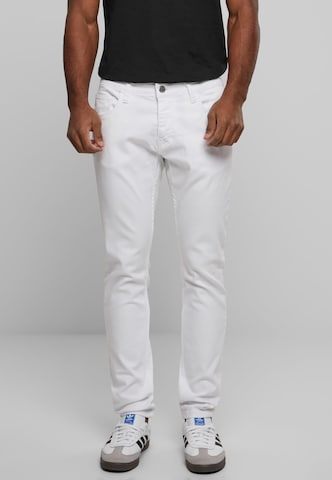 2Y Premium Skinny Jeans in White: front