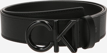 Ceinture Calvin Klein en noir : devant