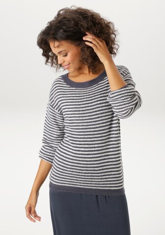 Aniston CASUAL Sweater in Blue: front