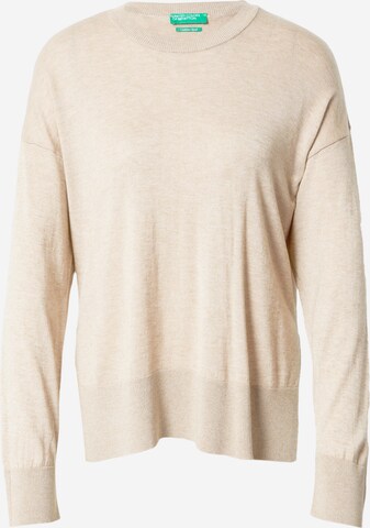 UNITED COLORS OF BENETTON Pullover i beige: forside