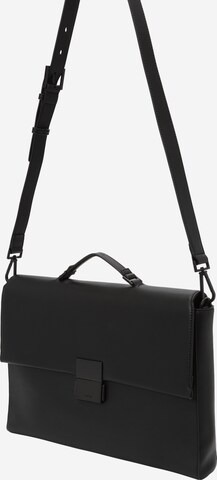 Regular Sac d’ordinateur portable 'Iconic' Calvin Klein en noir