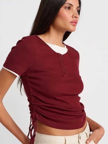 T-shirt Dilvin en rouge