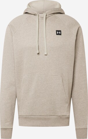 UNDER ARMOUR Sportsweatshirt 'Rival' in Beige: voorkant