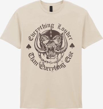 T-Shirt 'Motörhead Everything Louder T-Shirt' Motörhead en blanc : devant