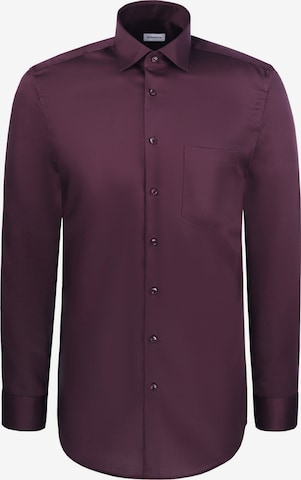 SEIDENSTICKER Comfort fit Zakelijk overhemd in Rood: voorkant