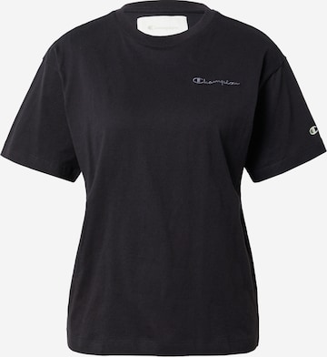 Champion Authentic Athletic Apparel T-Shirt in Schwarz: predná strana