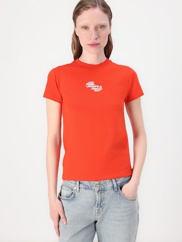 KARL LAGERFELD JEANS Футболка в Оранжевый