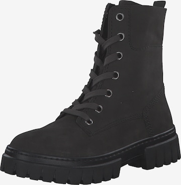 GABOR Lace-Up Ankle Boots in Grey: front