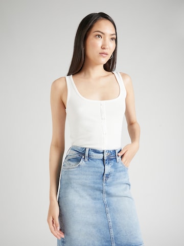 Aware Top 'FLORENTINA' in White: front