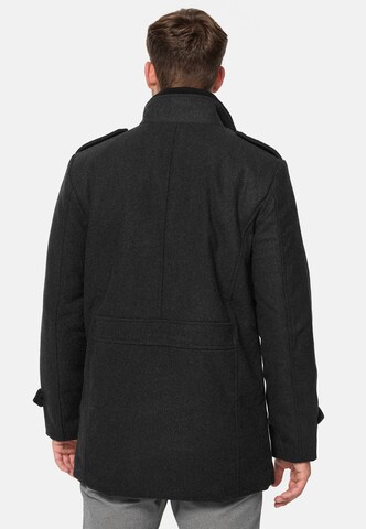 INDICODE JEANS Between-Seasons Coat 'Brandon' in Black