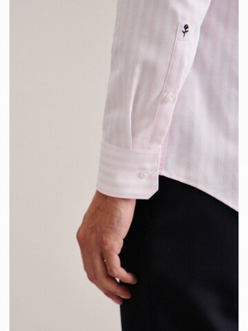 SEIDENSTICKER Regular Fit Businesshemd in Pink