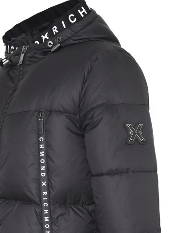 John Richmond Wintermantel 'Lima' in Schwarz