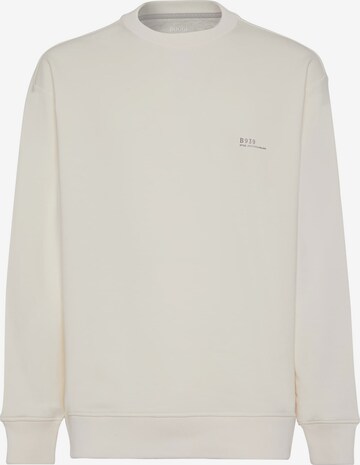 Sweat-shirt Boggi Milano en blanc : devant