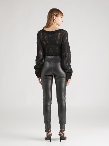 ESPRIT Skinny Kalhoty – černá