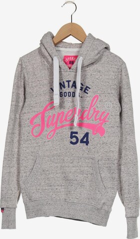 Superdry Sweatshirt & Zip-Up Hoodie in XS in Silver: front
