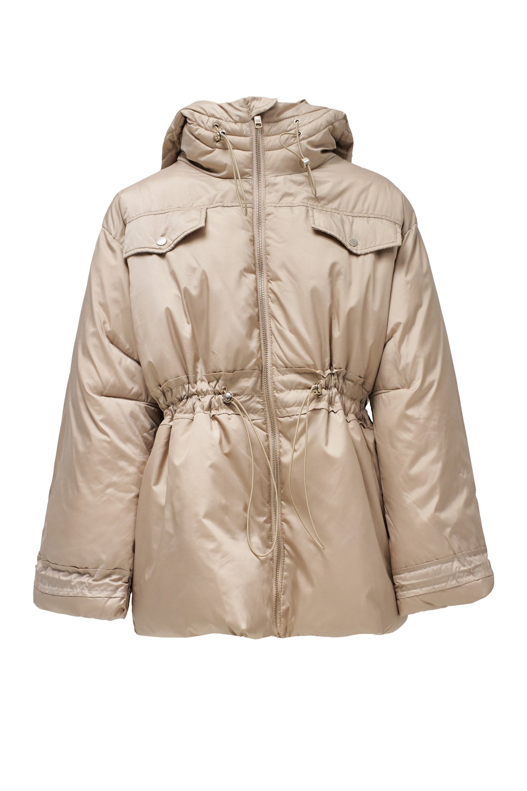 Salsa Jeans Mantel in Beige: Vorderseite