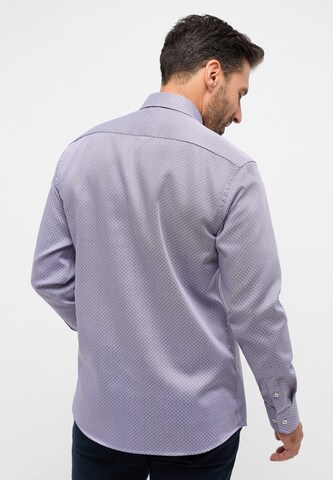 ETERNA Regular fit Button Up Shirt in Blue