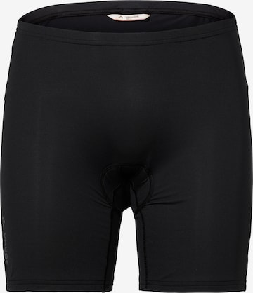 VAUDE Skinny Workout Pants in Black: front