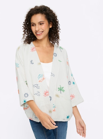 heine Tussenjas in Beige: voorkant