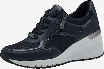 Baskets basses MARCO TOZZI en bleu : devant