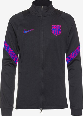 NIKE Trainingsanzug 'FC Barcelona' in Schwarz