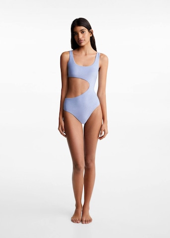 MANGO TEEN Swimsuit 'Cielo' in Blue