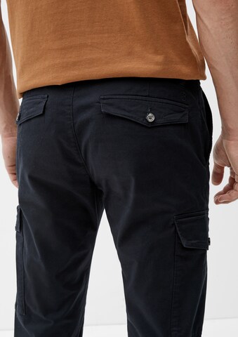 Regular Pantalon cargo s.Oliver en bleu