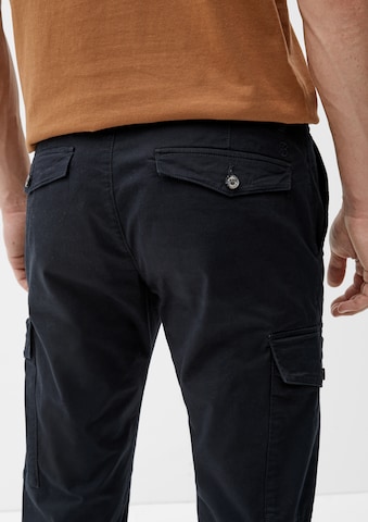 Regular Pantalon cargo s.Oliver en bleu