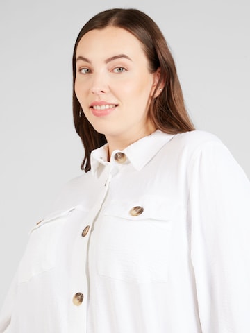 Camicia da donna di River Island Plus in bianco