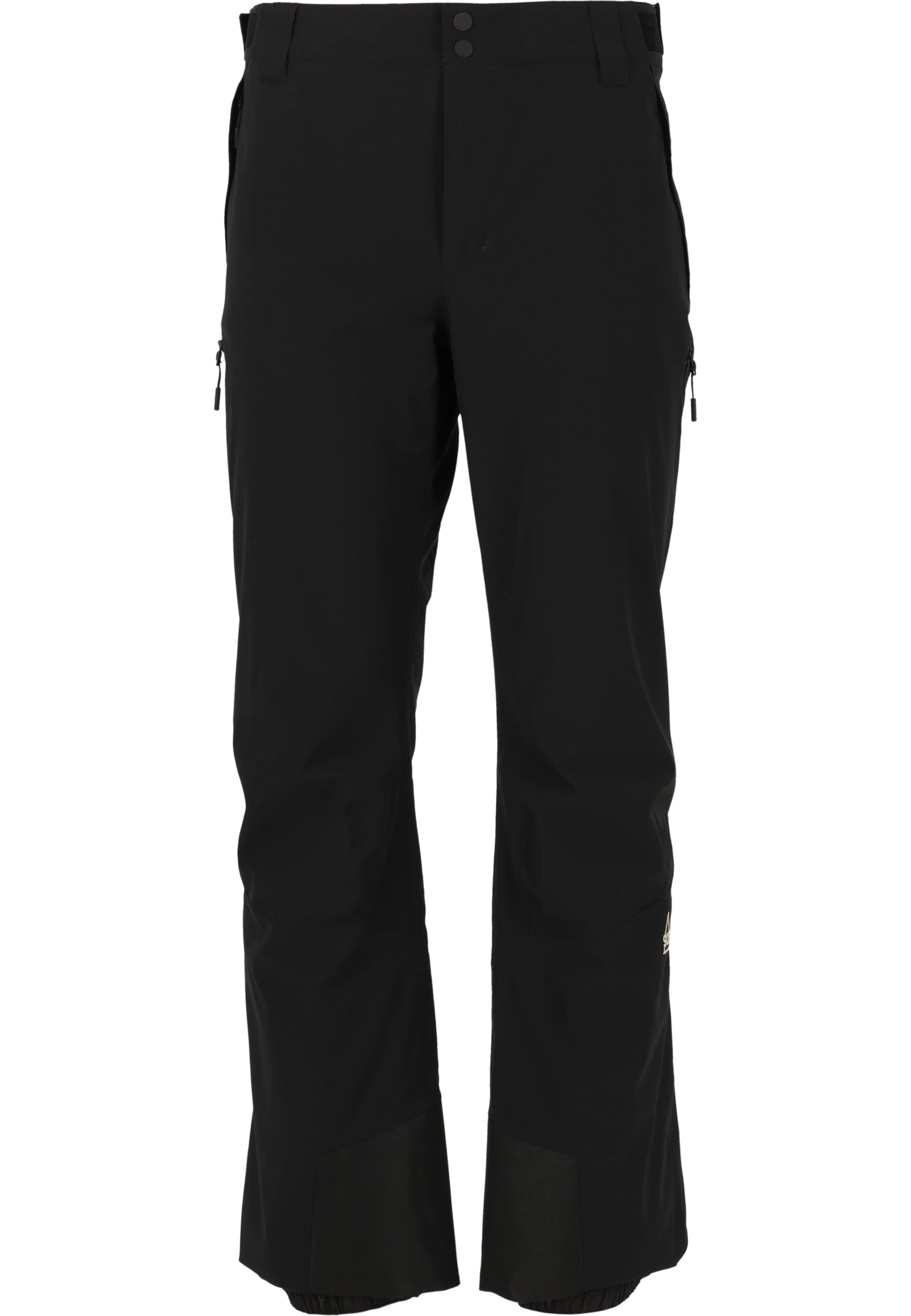 SOS Regular Outdoorhose 'Cervinia' in Schwarz: Vorderseite