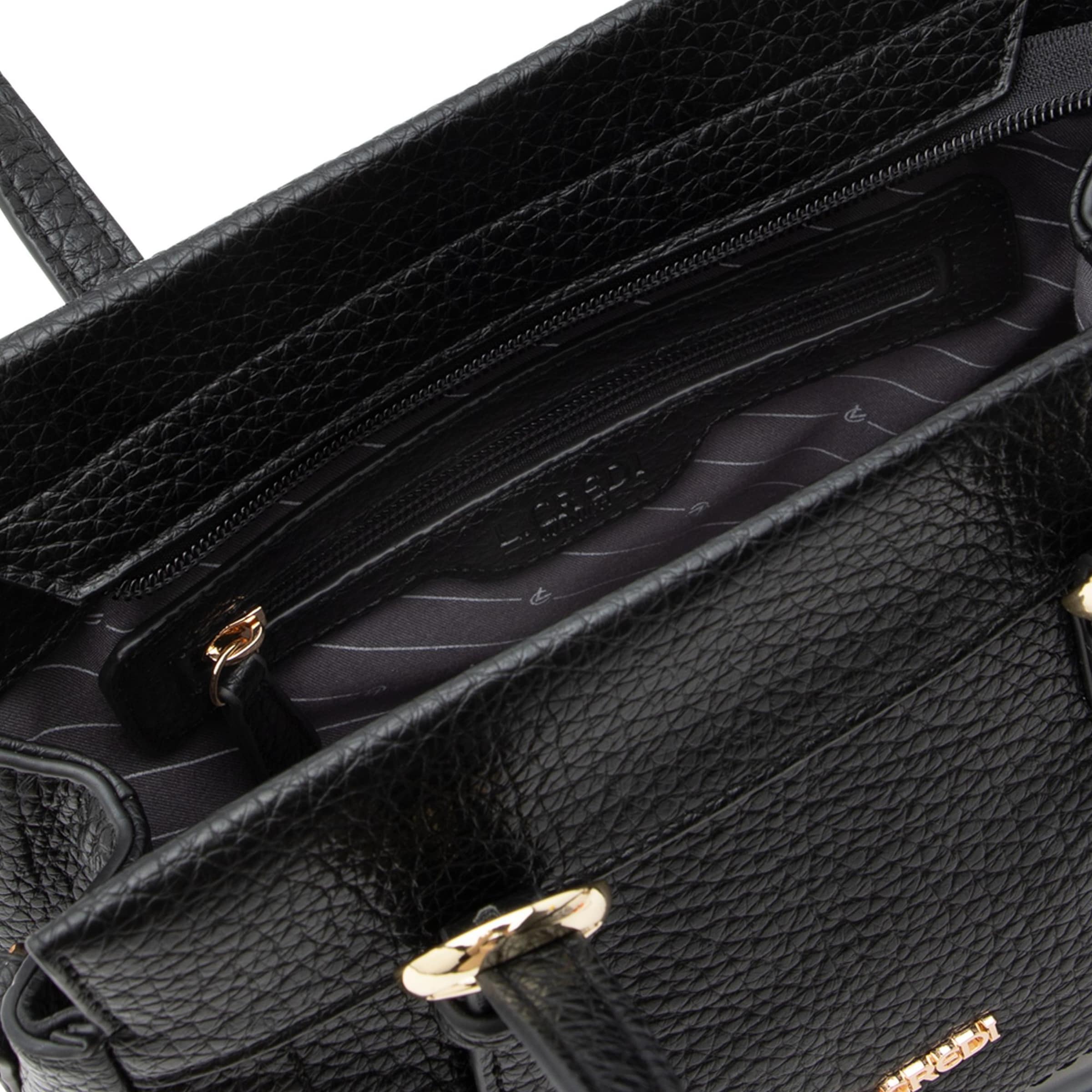 L.CREDI Schoudertas 'Ramira' in Zwart