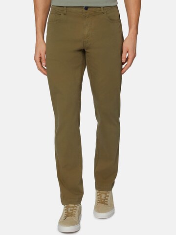 Boggi Milano Slim fit Jeans in Brown: front