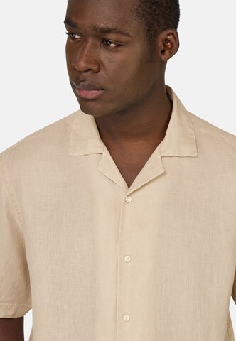 Coupe regular Chemise Boggi Milano en beige