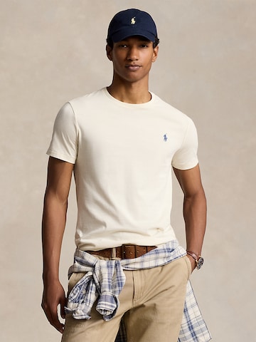 Coupe regular T-Shirt 'SSCNCMSLM2' Polo Ralph Lauren en beige : devant