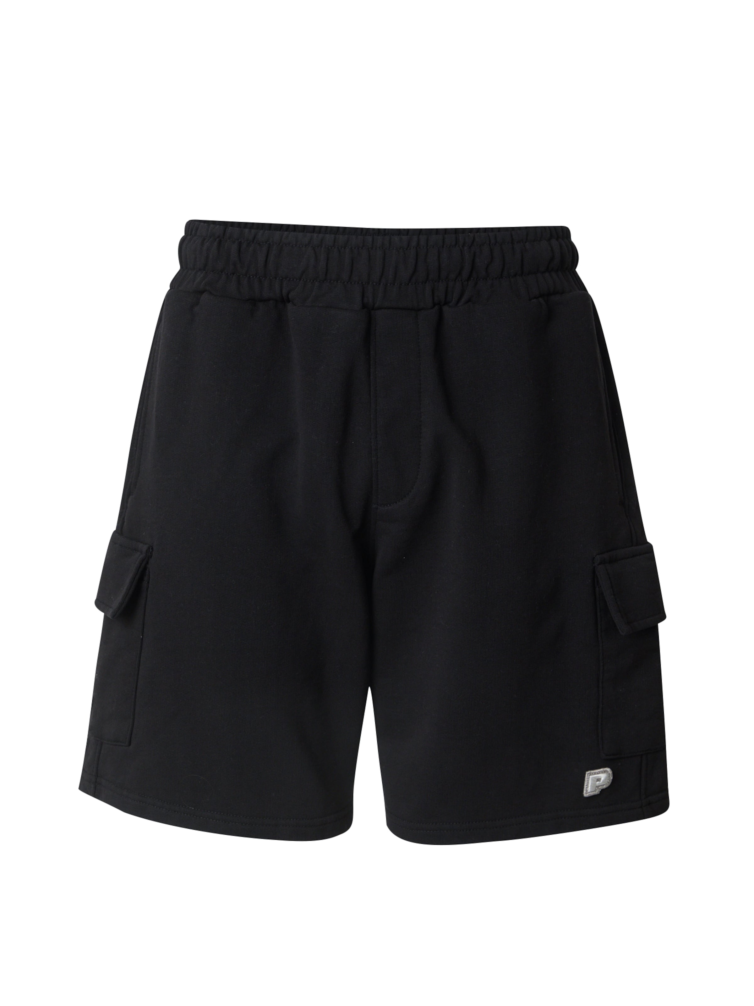 Pegador Cargo trousers 'Leyton' in Black: front