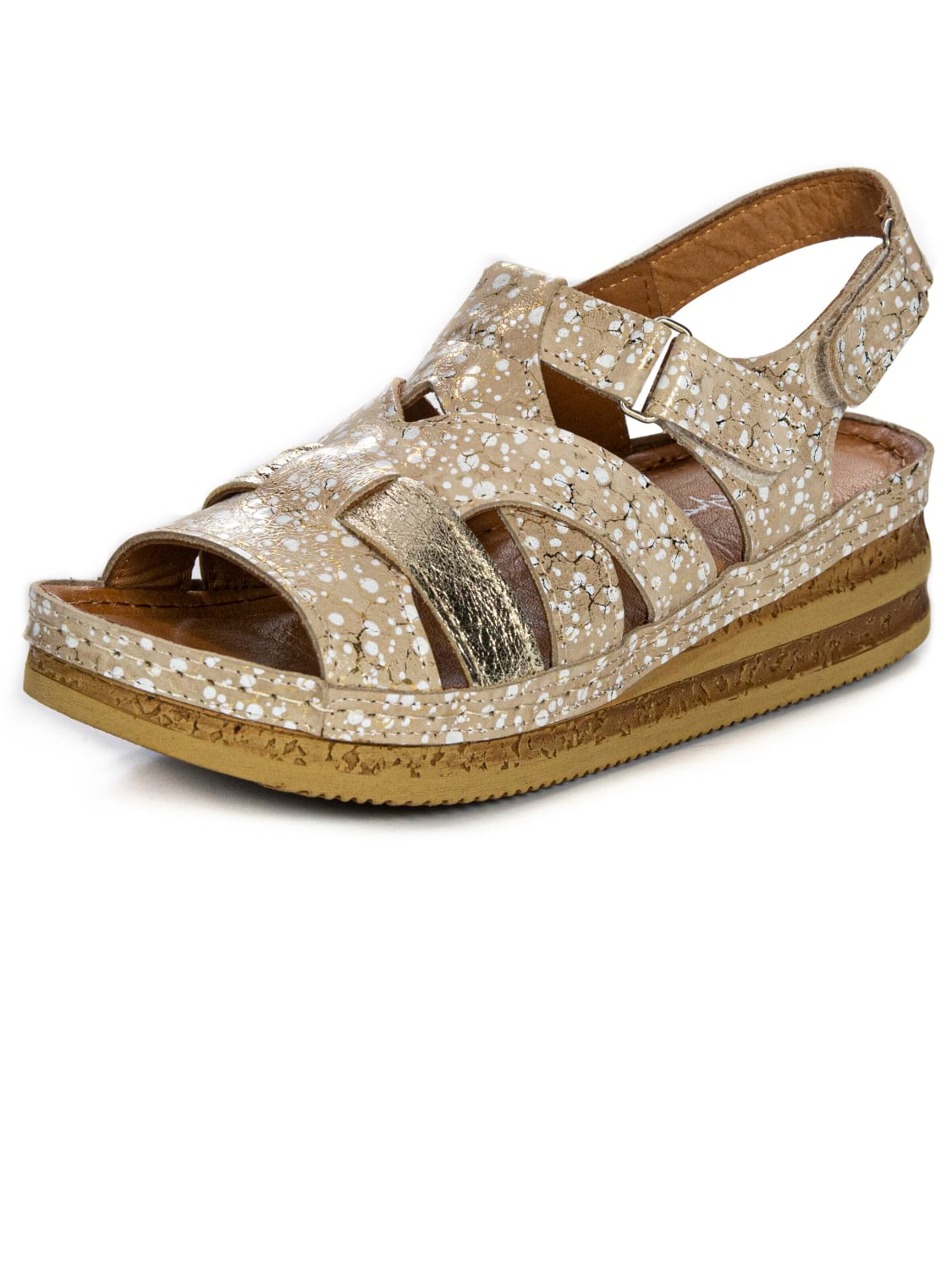 Maciejka Sandal 'L4490-25/00-1' in Gold: front
