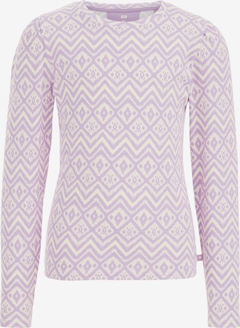 WE Fashion Shirt in Lila: predná strana