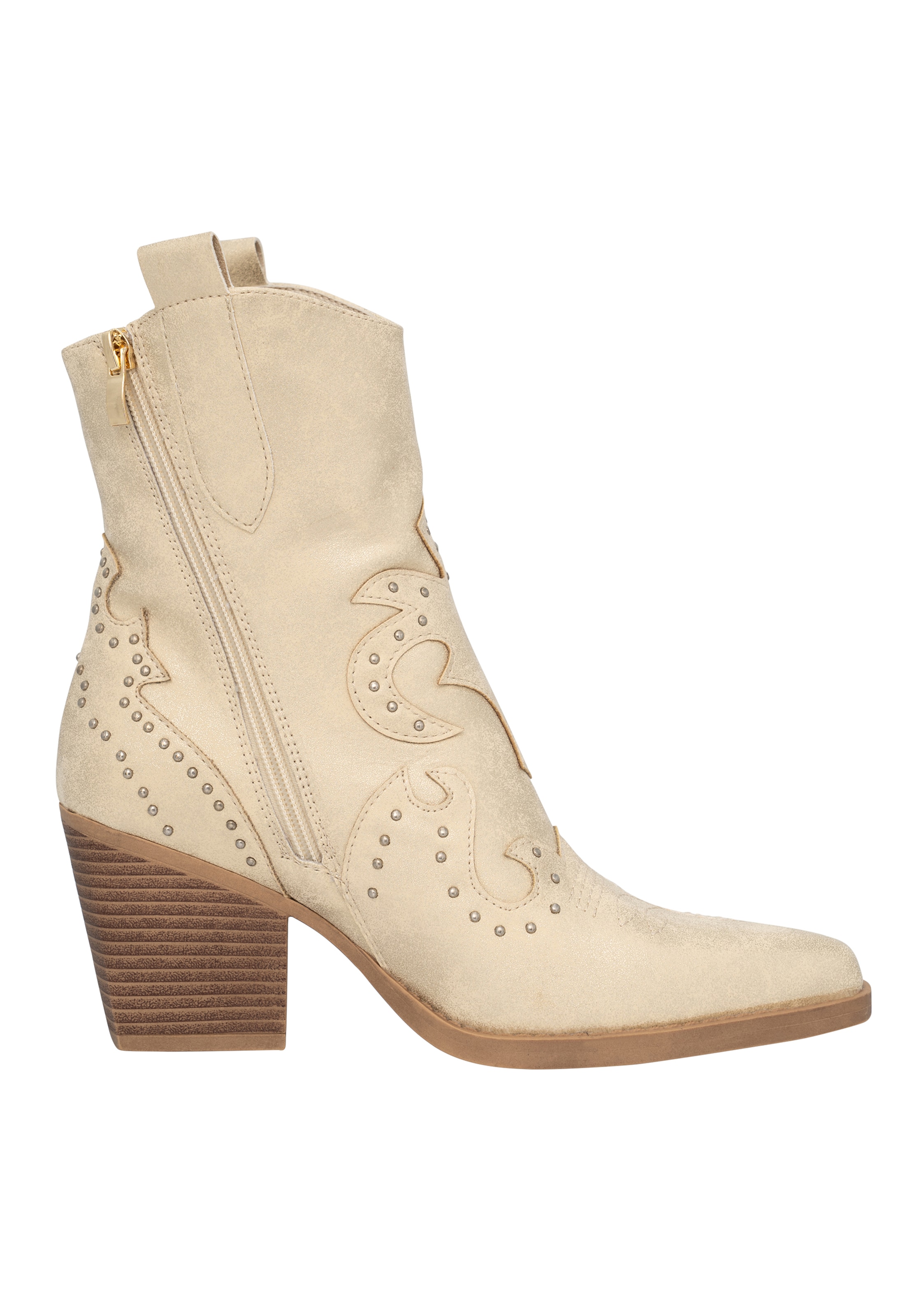 Salinyang Cowboy boot in Beige