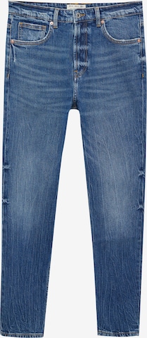 Coupe slim Jean Pull&Bear en bleu : devant