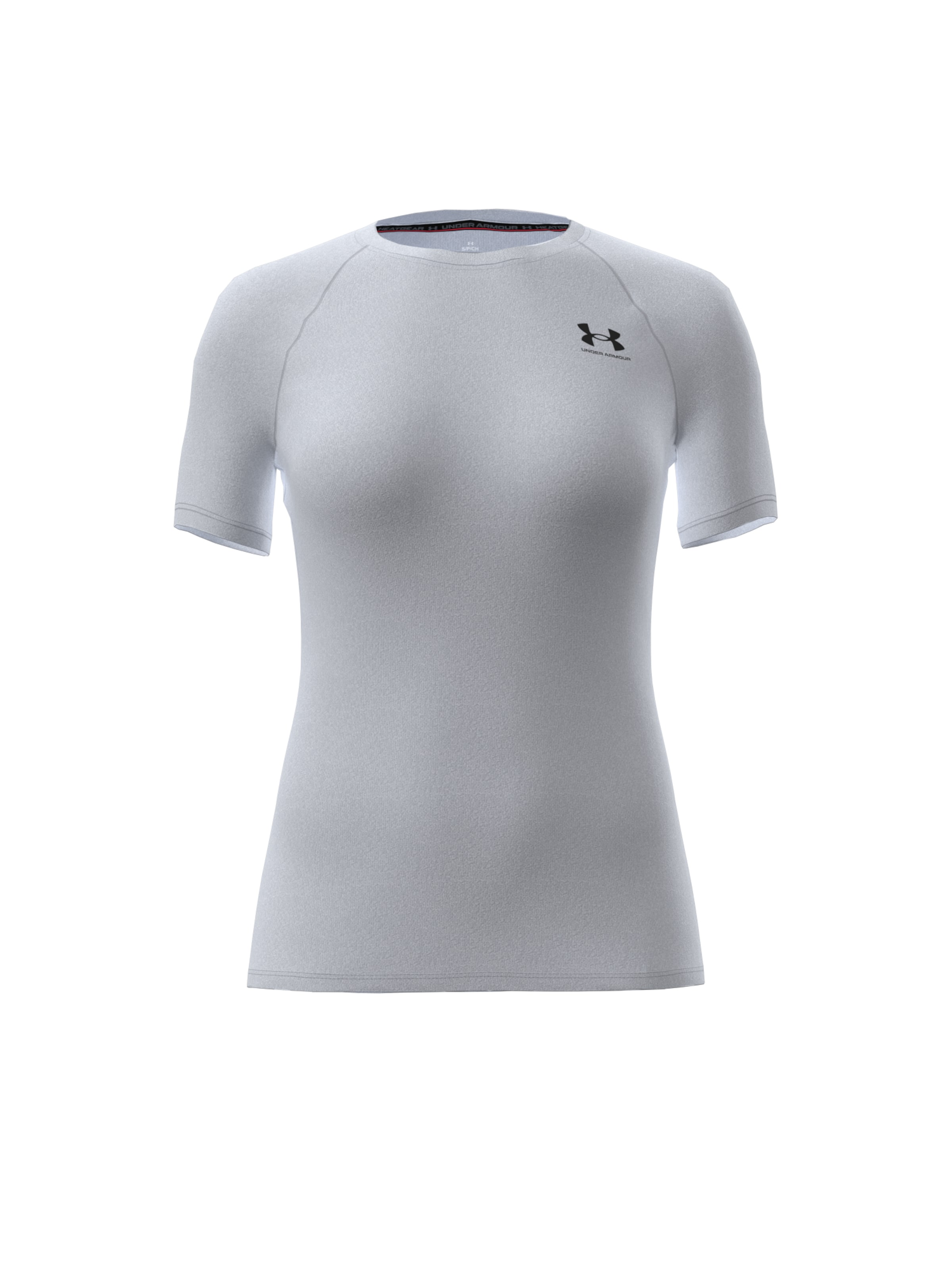 UNDER ARMOUR Functioneel shirt 'Authentics Comp' in L in de kleur Grijs / Zwart / Wit, Productweergave