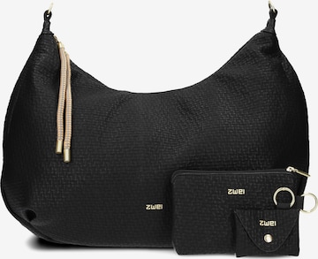 Sac bandoulière 'Lola' ZWEI en noir : devant