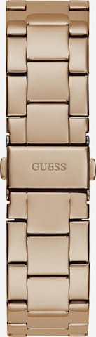 GUESS Analoog horloge 'CUBED' in Goud