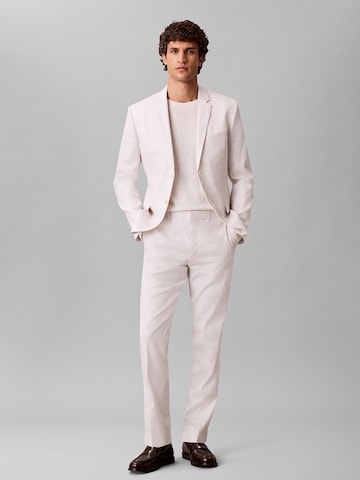 Calvin Klein Slimfit Pantalon in Wit