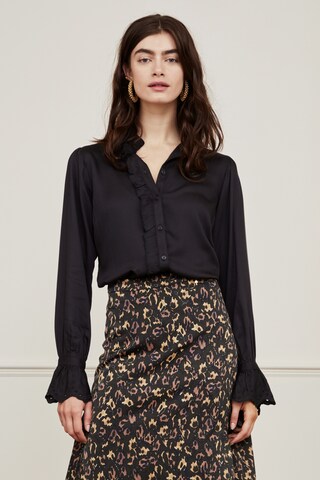 Fabienne Chapot Blouse 'Baba' in Zwart: voorkant