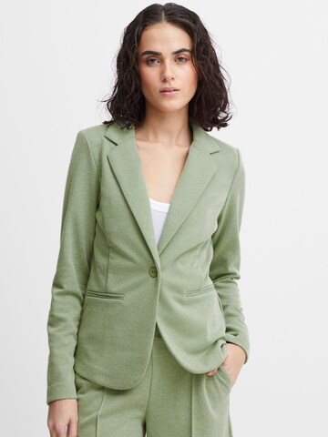 Blazer ' KATE ' di ICHI in verde: frontale