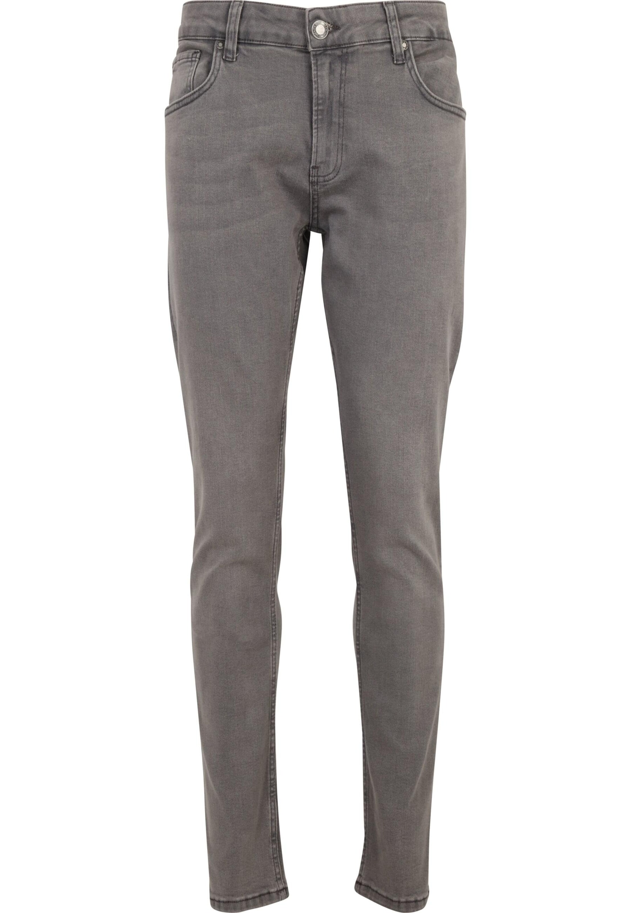 2Y Premium Regular Jeans in Grijs: voorkant