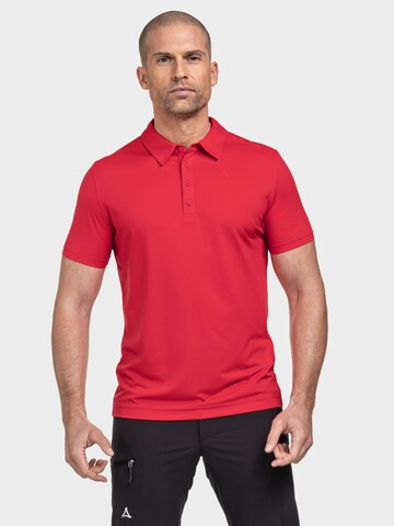 T-Shirt fonctionnel 'Circ Tauron' Schöffel en rouge : devant