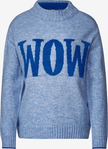 STREET ONE Sweater in Blue: front