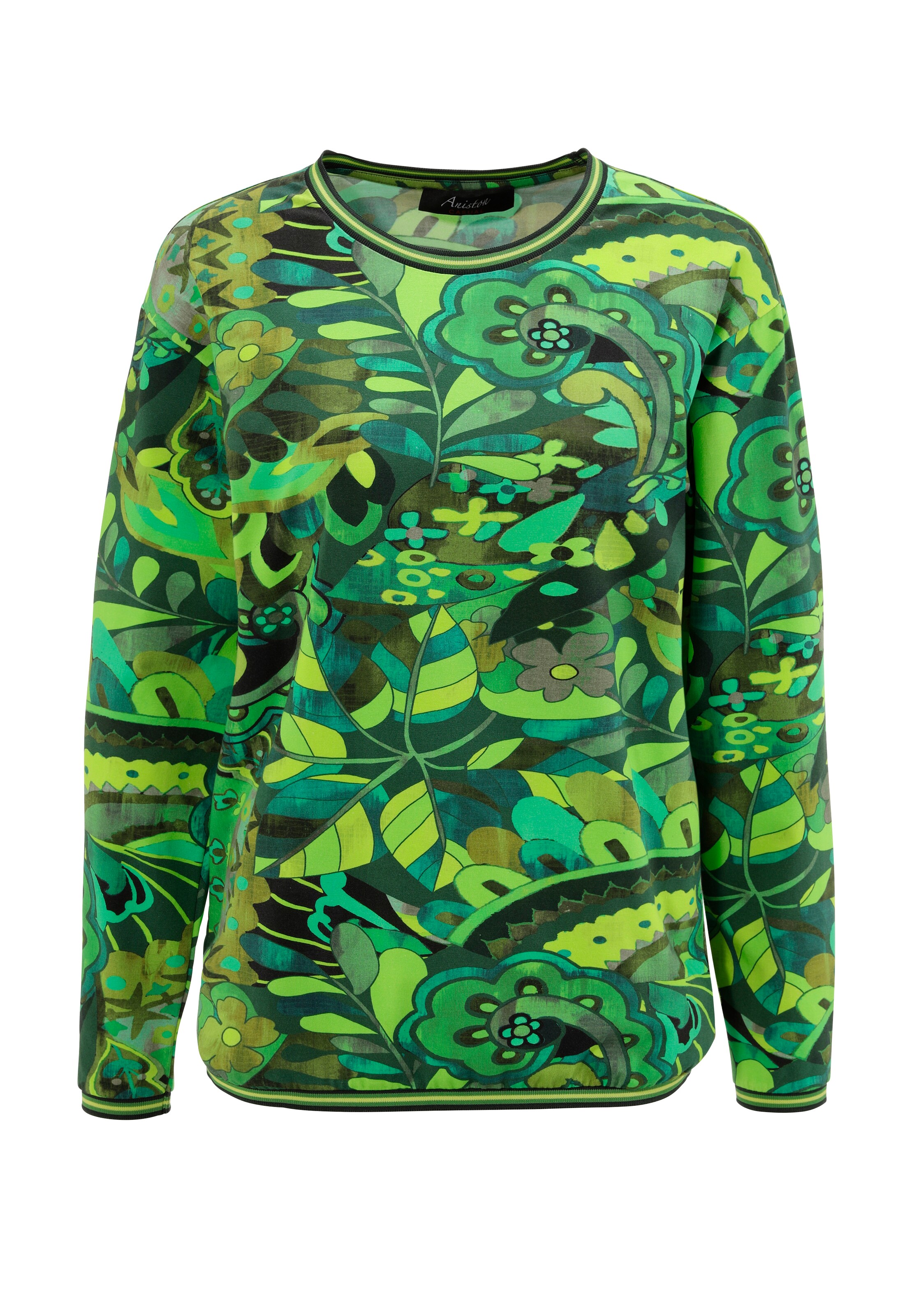 Aniston CASUAL Sweatshirt in Green: front