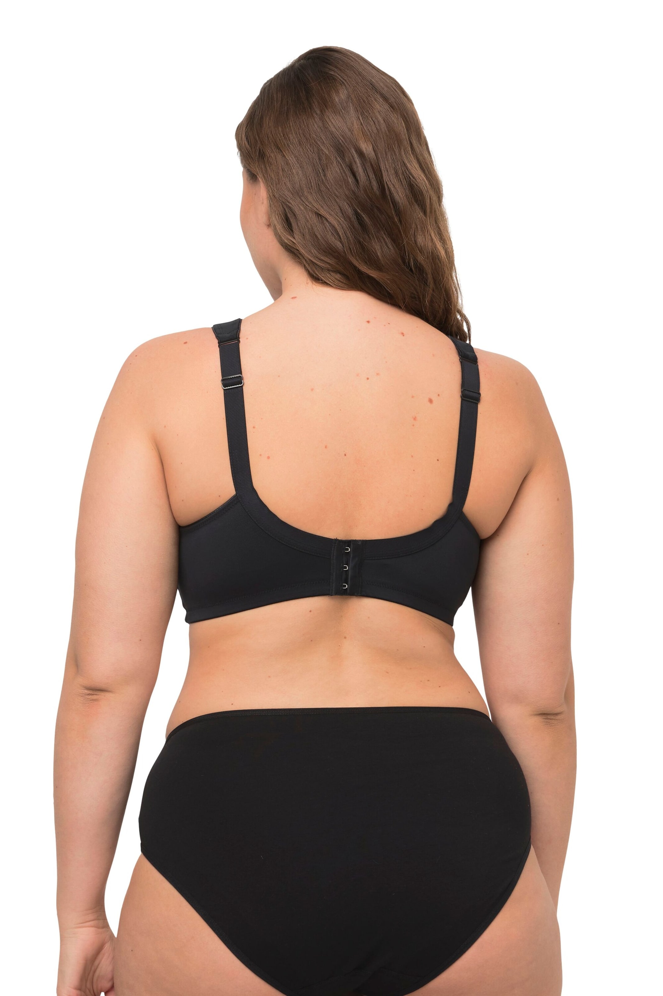 Ulla Popken Minimiser Bra in Black